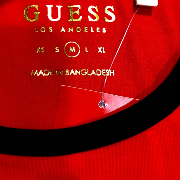 ♦️1 Left♦️Guess Los Angeles Women’s Embroidered T / Measurements are in Pics - Picture 4 of 12